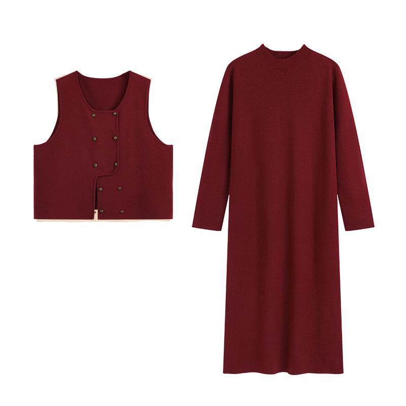 Round-neck knitted dress | Womens Dresses & Jumpsuits Clothing Dresses & Jumpsuits