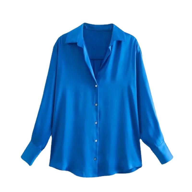 Satin lyocell shirt | Womens Shirts & Blouses Clothing Shirts & Blouses