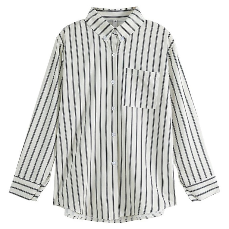 Semi-transparent striped shirt | Womens Shirts & Blouses Clothing Shirts & Blouses