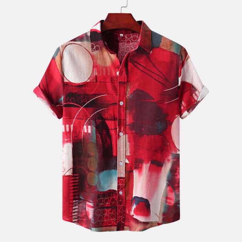 Short sleeve printed blouse | Womens Shirts & Blouses Clothing Shirts & Blouses