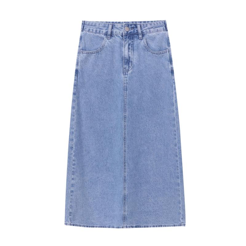 Slit denim skirt | Womens Skirts Clothing Skirts