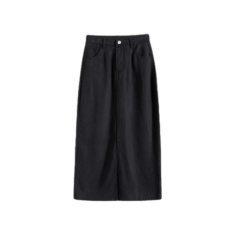 Slit denim skirt | Womens Skirts Clothing Skirts