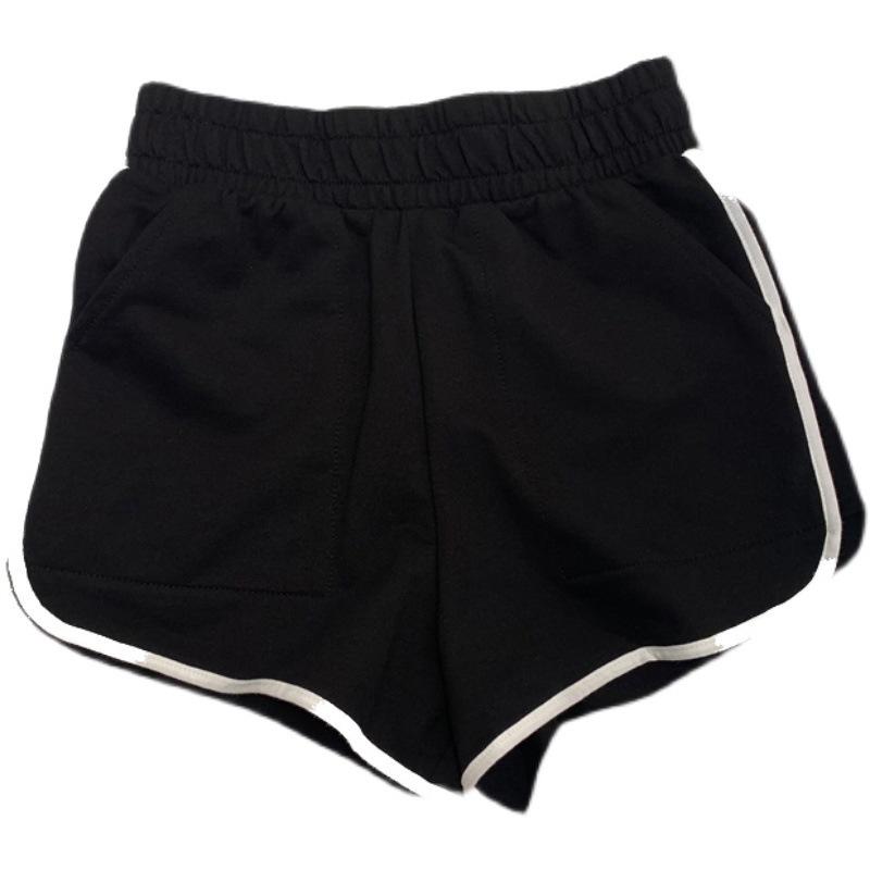 Straight shorts with contrasting trim | Womens Shorts Clothing Shorts