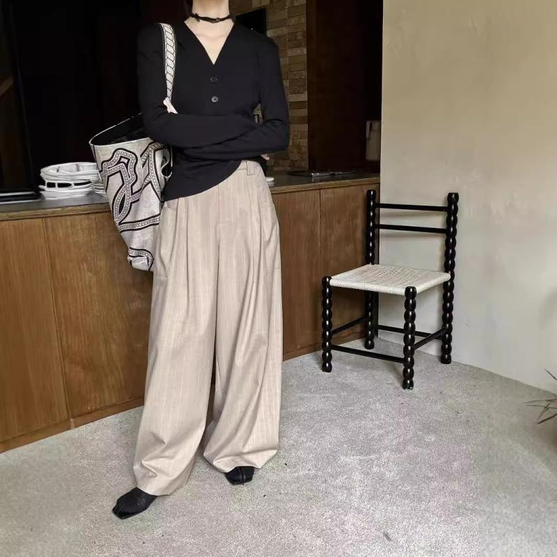 Straight striped pants | Womens Trousers Clothing Trousers