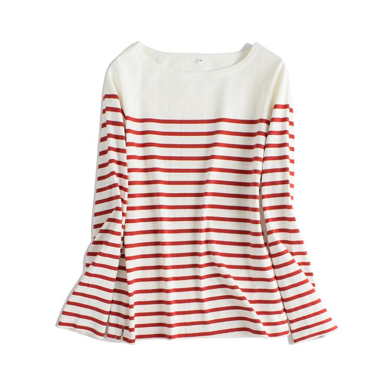 Striped boat-neck t-shirt | Womens T-Shirts Clothing T-Shirts