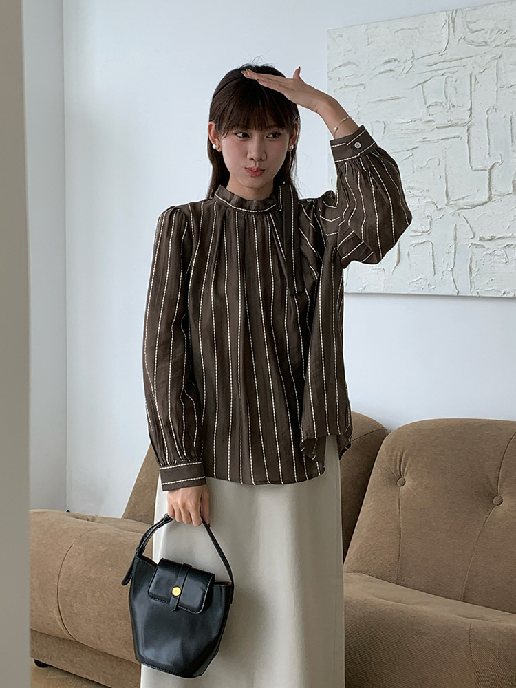 Striped bow blouse | Womens Shirts & Blouses Clothing Shirts & Blouses