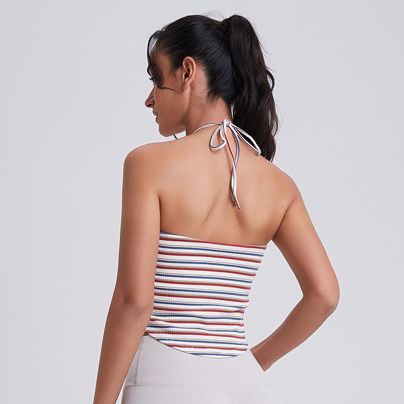 Striped denim top | Womens Tops Clothing Tops