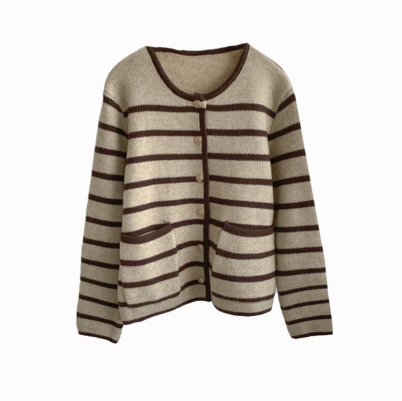 Striped knitted jacket | Womens Jackets Clothing Jackets