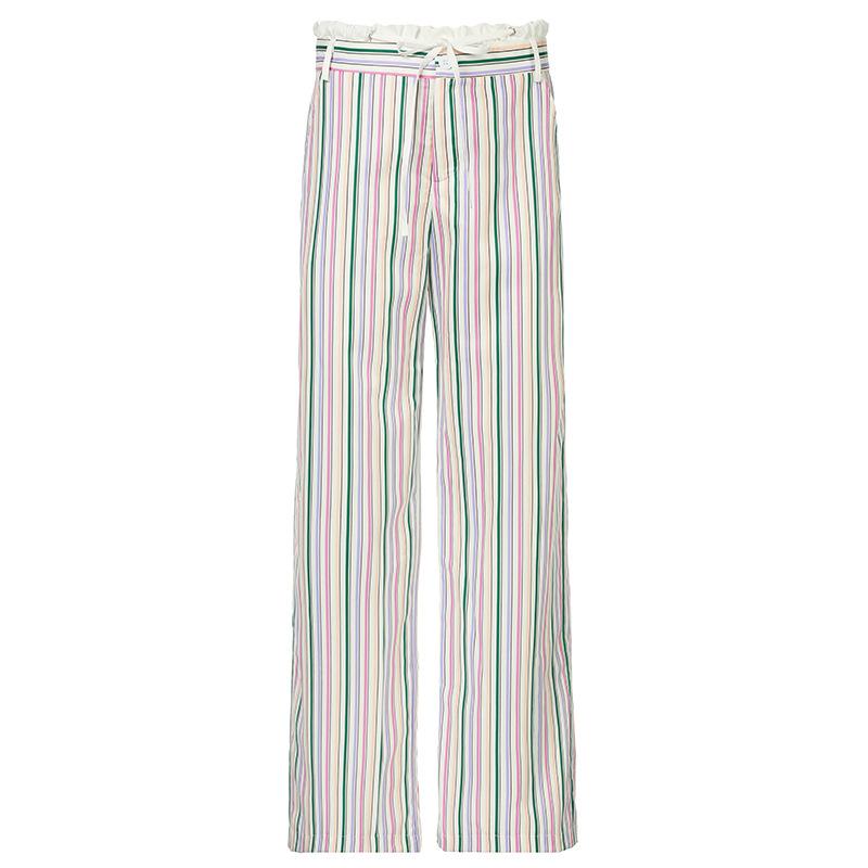 Stripes printed trousers | Womens Trousers Clothing Trousers