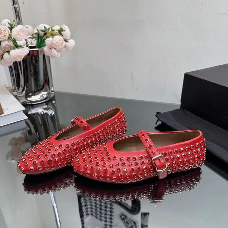 Studded mesh ballerina shoes | Womens Flat Shoes Flat Shoes Flat Shoes