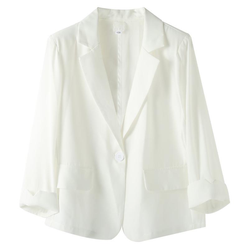 Tailored jacket with turn-down sleeves | Womens Blazers Blazers Blazers