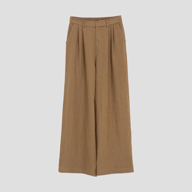 Textured pants with belt | Womens Trousers Clothing Trousers