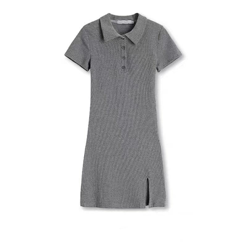 Textured polo-neck dress | Womens Dresses & Jumpsuits Clothing Dresses & Jumpsuits