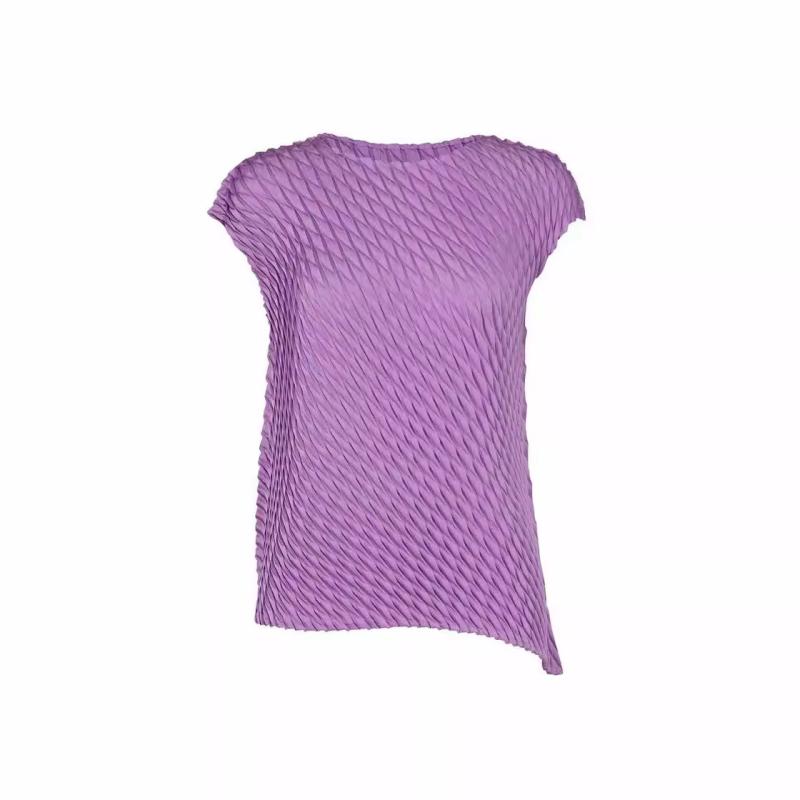 Textured short-sleeved t-shirt | Womens Tops Clothing Tops