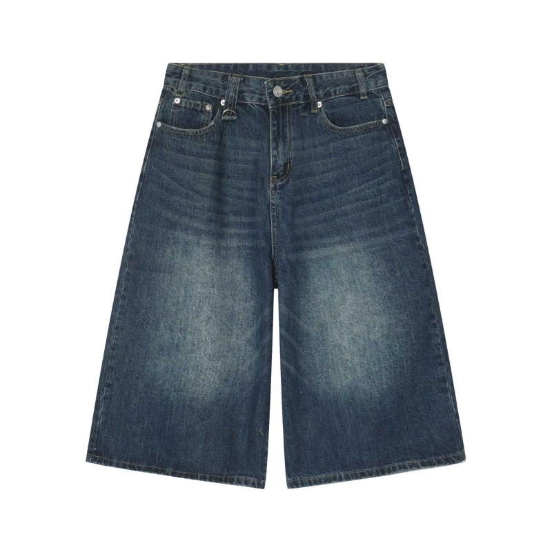 Wideleg denim bermuda shorts | Womens Shorts Clothing Shorts