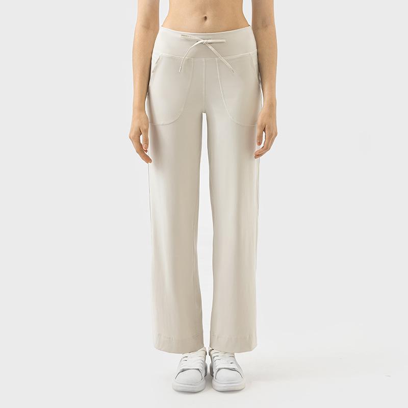 Wideleg pants with buttons | Womens Trousers Clothing Trousers