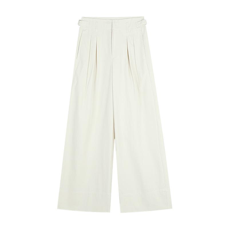 Wideleg pleated pants | Womens Trousers Clothing Trousers