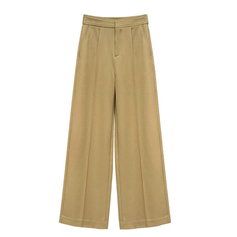 Wideleg pleated pants | Womens Trousers Clothing Trousers