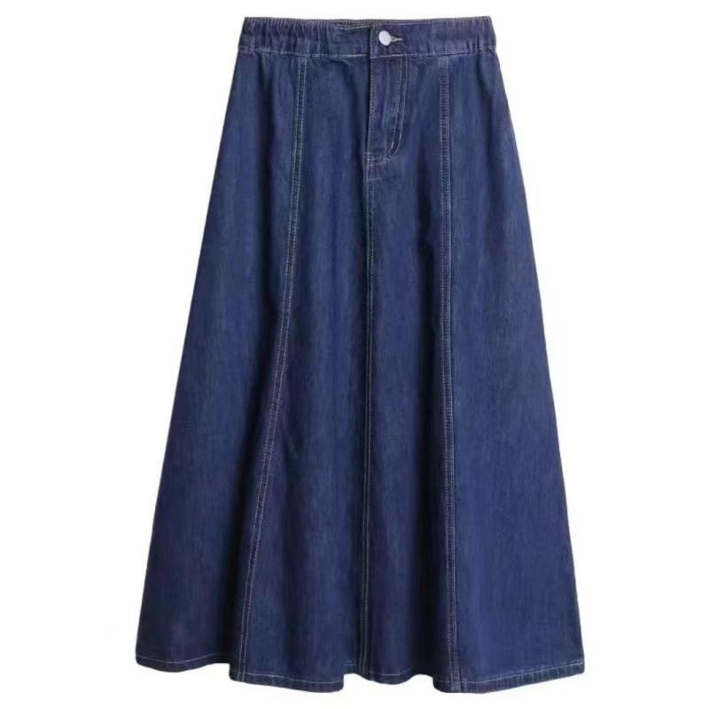 Zipped denim skirt | Womens Skirts Clothing Skirts