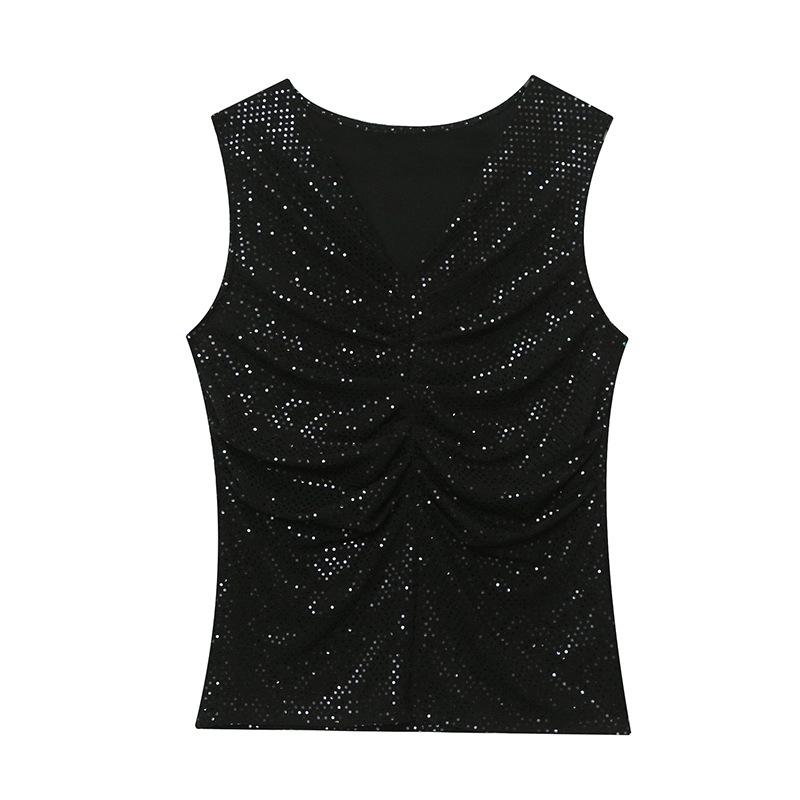 Knitted top with rhinestone detail | Womens Tops Clothing Tops