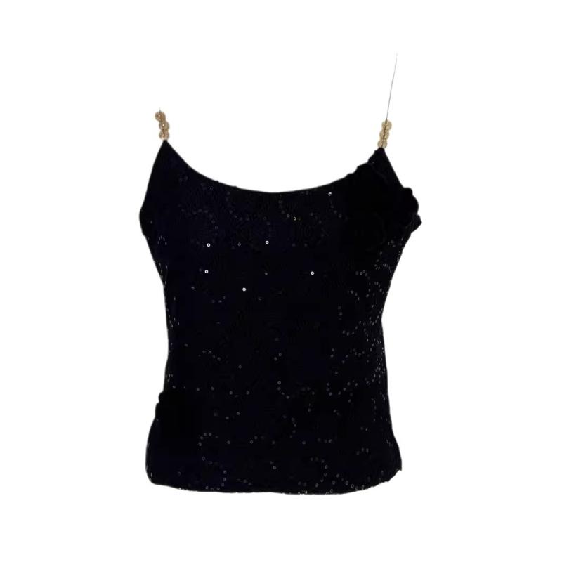 Sequined tank top | Womens Tops Clothing Tops