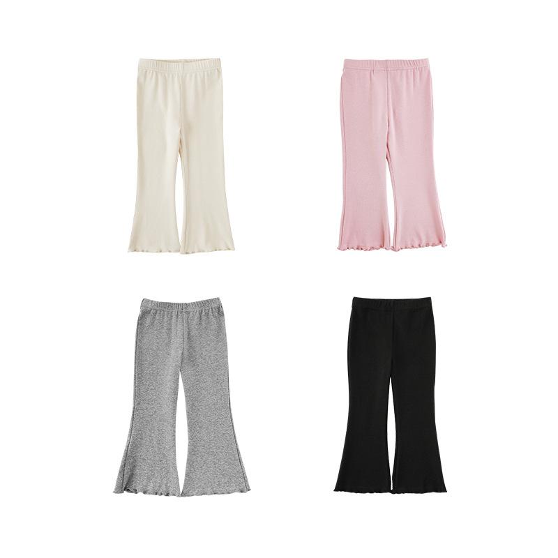 Flared knitted pants | Womens Trousers